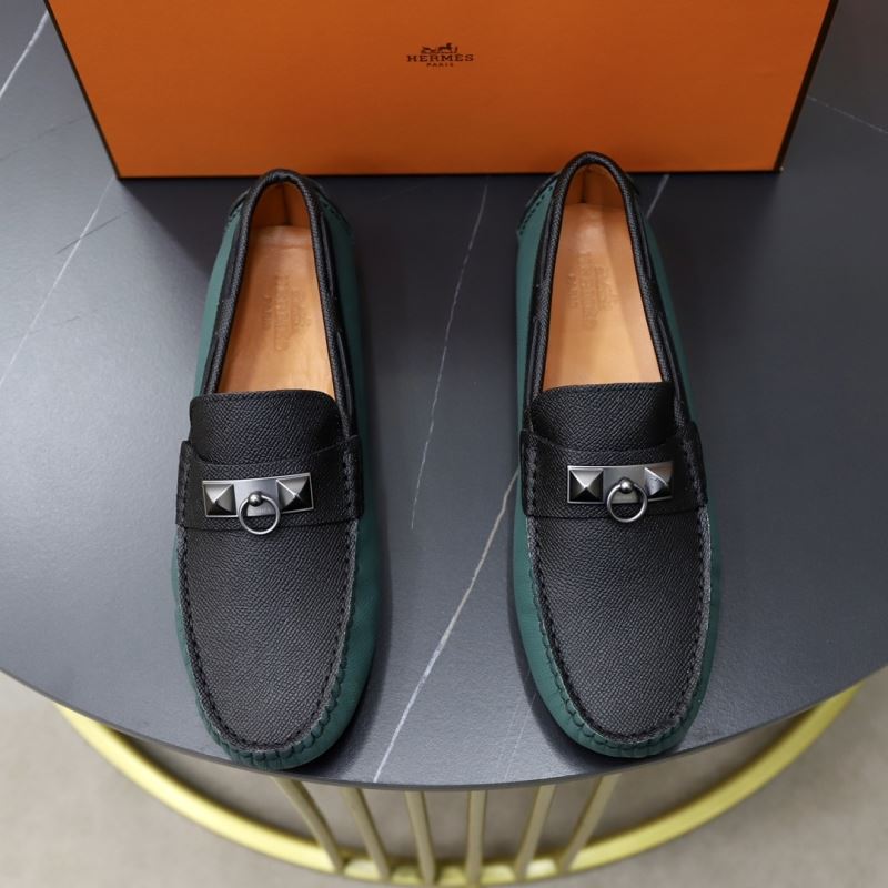H**mes leather shoes
